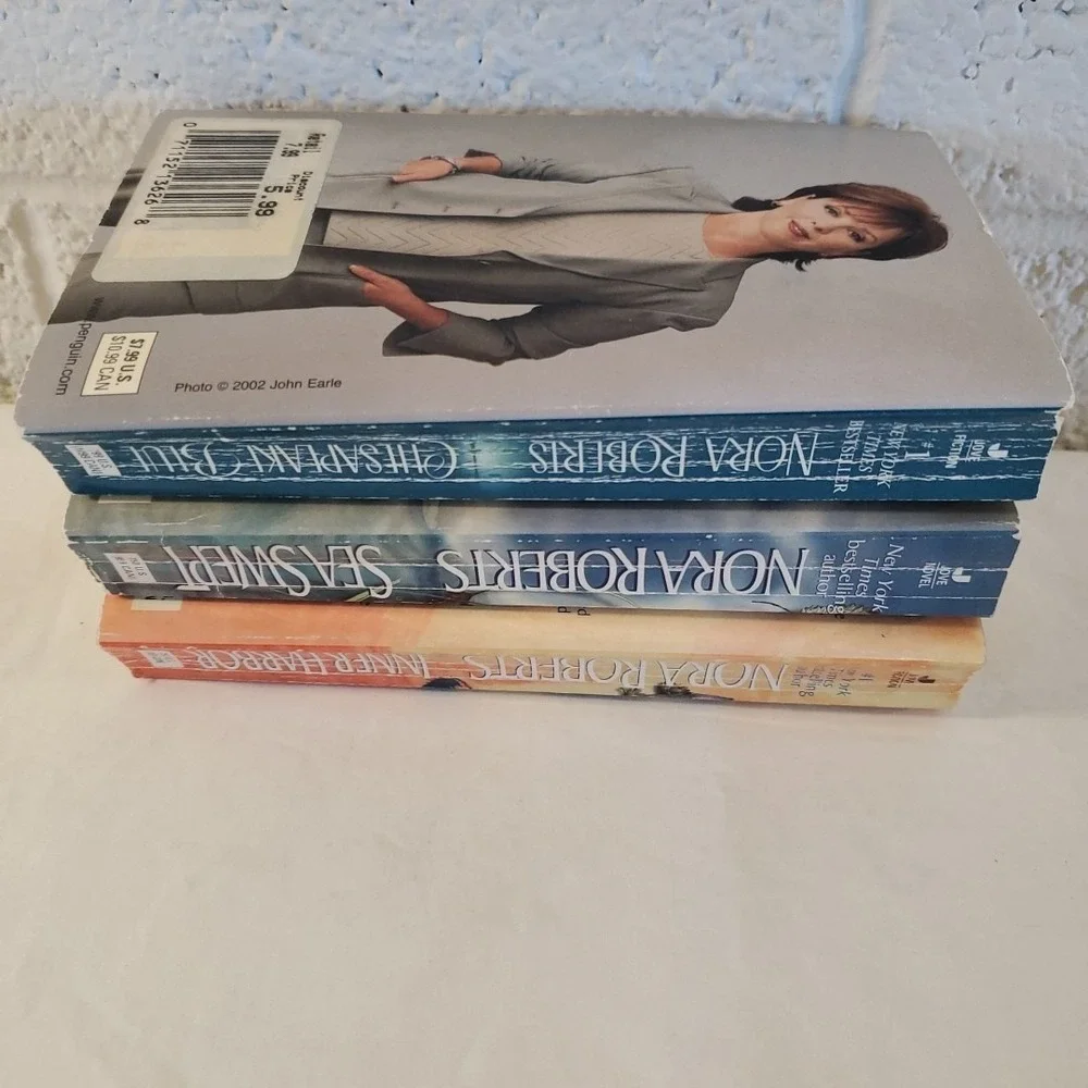 Nora Roberts PB Chesapeake‎ Bay Saga3 Romance Novels Books Inner Harbor Blue Sea